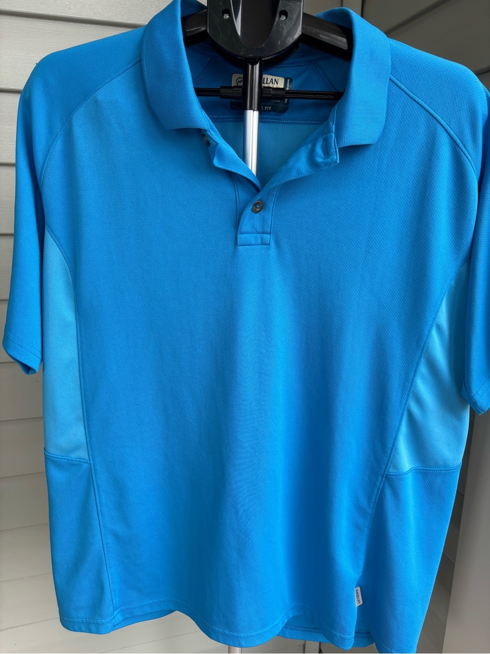Magellan Fish Gear Performance Polo Shirt Blue Men’s Large‎